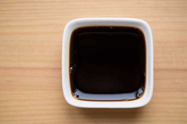 istock Top View of Soy Sauce On Table 942488312