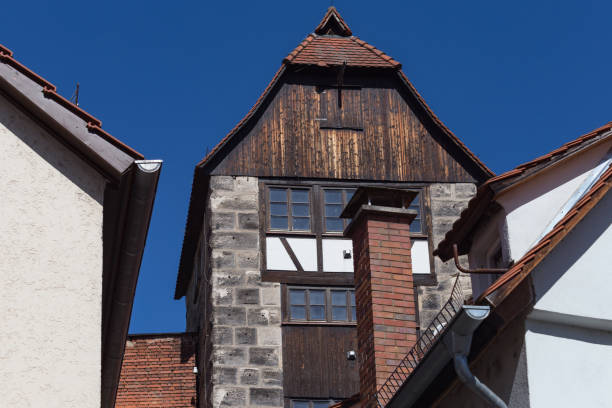 city facades historical style in south germany