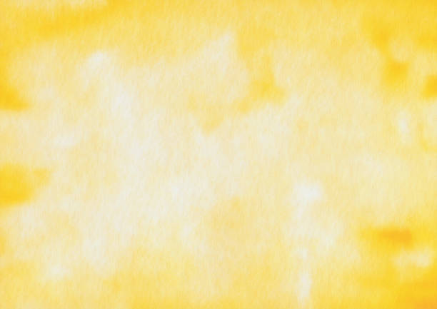 水彩黃色背景抽象色彩坡形 - 黃色 個照片及圖片檔