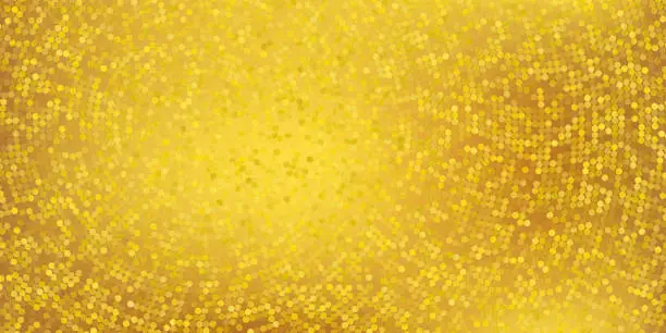 Vector illustration of Golden Glitter Background