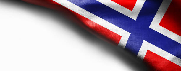 istock Flag of Norway, Europe with white background 942502776
