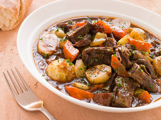Oxtail and Potato Stew  stew photos stock pictures, royalty-free photos & images