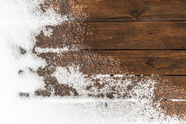 Thaw on the floor Thaw on the wooden floor terrace in the backyard. wet wood texture stock pictures, royalty-free photos & images