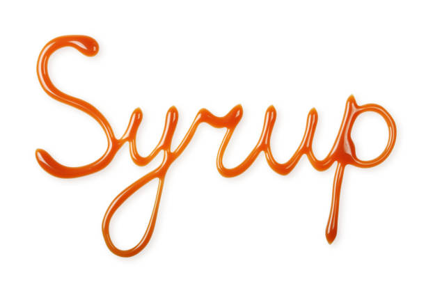 istock Hand lettering written by liquid syrup 942519860