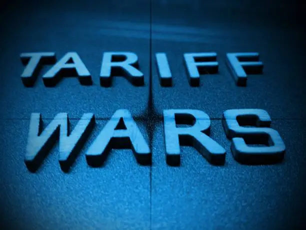 Photo of china trade war tariff word quote heading title