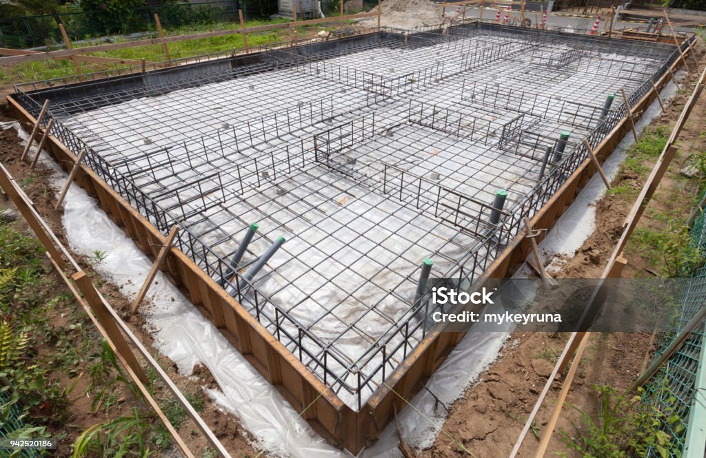 Foundation Work Project Foundation Work Stock Photo - Download Image Now - Architecture ...