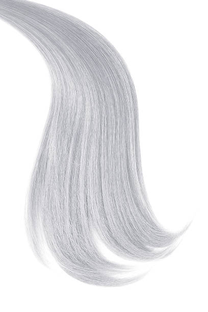 istock Blond hair on white background 942527052