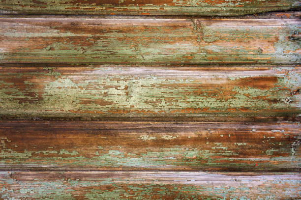 istock Green wooden texture as background 942546516
