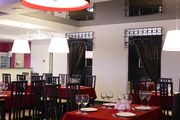 istock european restaurant in bright colors 942555368