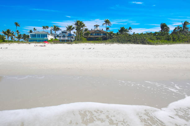 Beach Vacation Destination Naples Florida Naples Beach naples beach stock pictures, royalty-free photos & images