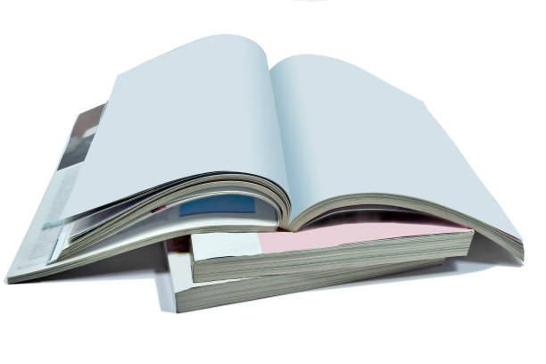 Macro view of book pages. Toned image. Copy space