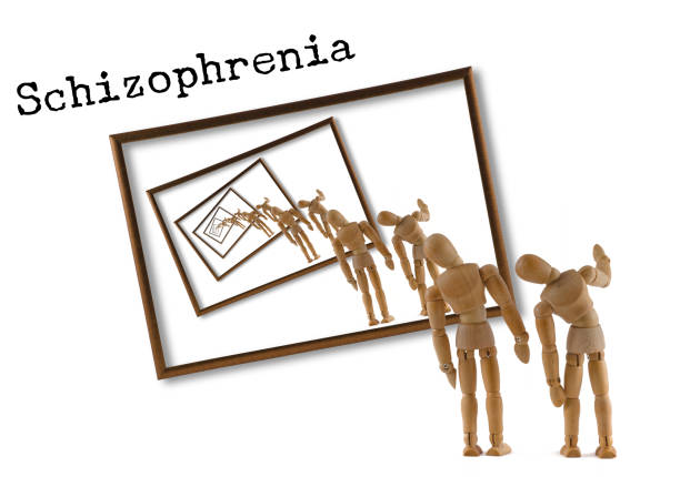 istock wooden mannequin concepts with text - mental disorder - Schizophrenia 942585626