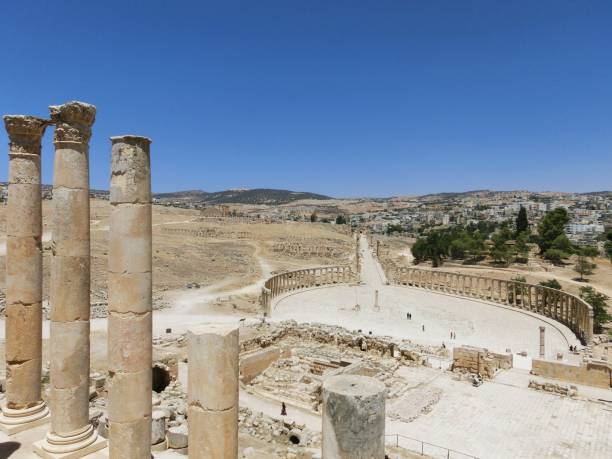istock Roman ruins of Jerash, Amman, Jordan 942585628