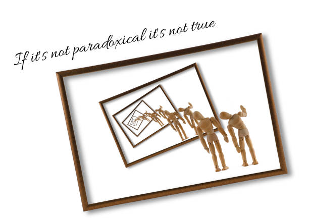 istock wooden mannequin motivational ideas with text - If it`s not paradoxical it`s not true 942595100