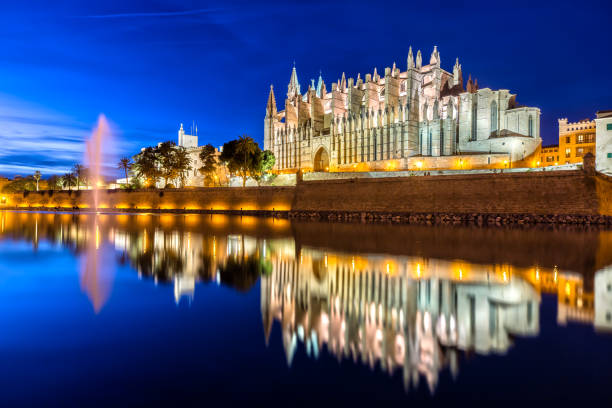 Long Exposure of the Cathedral in Palma de Mallorca