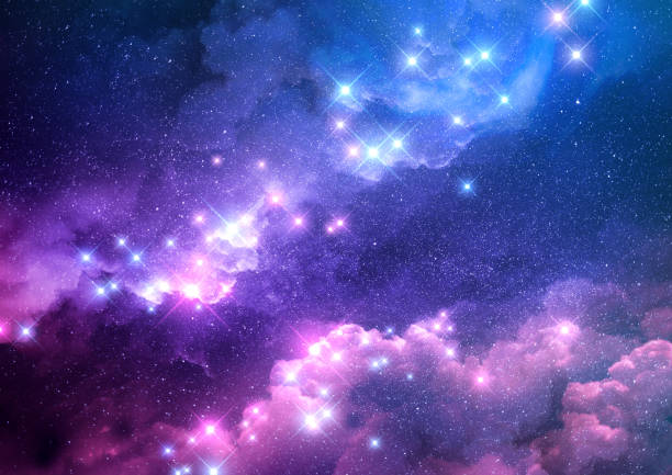 Abstract Galaxy Background Stock Photo - Download Image Now - Galaxy, Pink  Color, Backgrounds - iStock