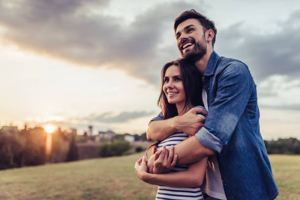 istock Romantic couple outdoors 942616602