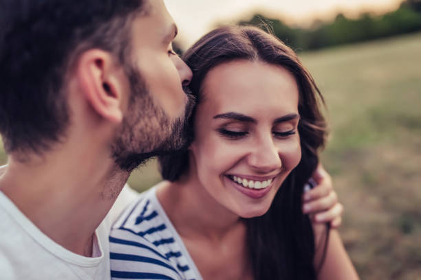 istock Romantic couple outdoors 942616696