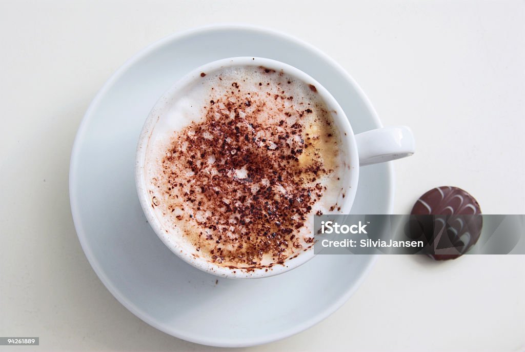cappucino e chocolate - Foto de stock de A Vapor royalty-free