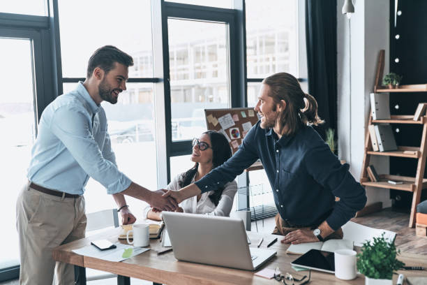istock New business partners. 942623486