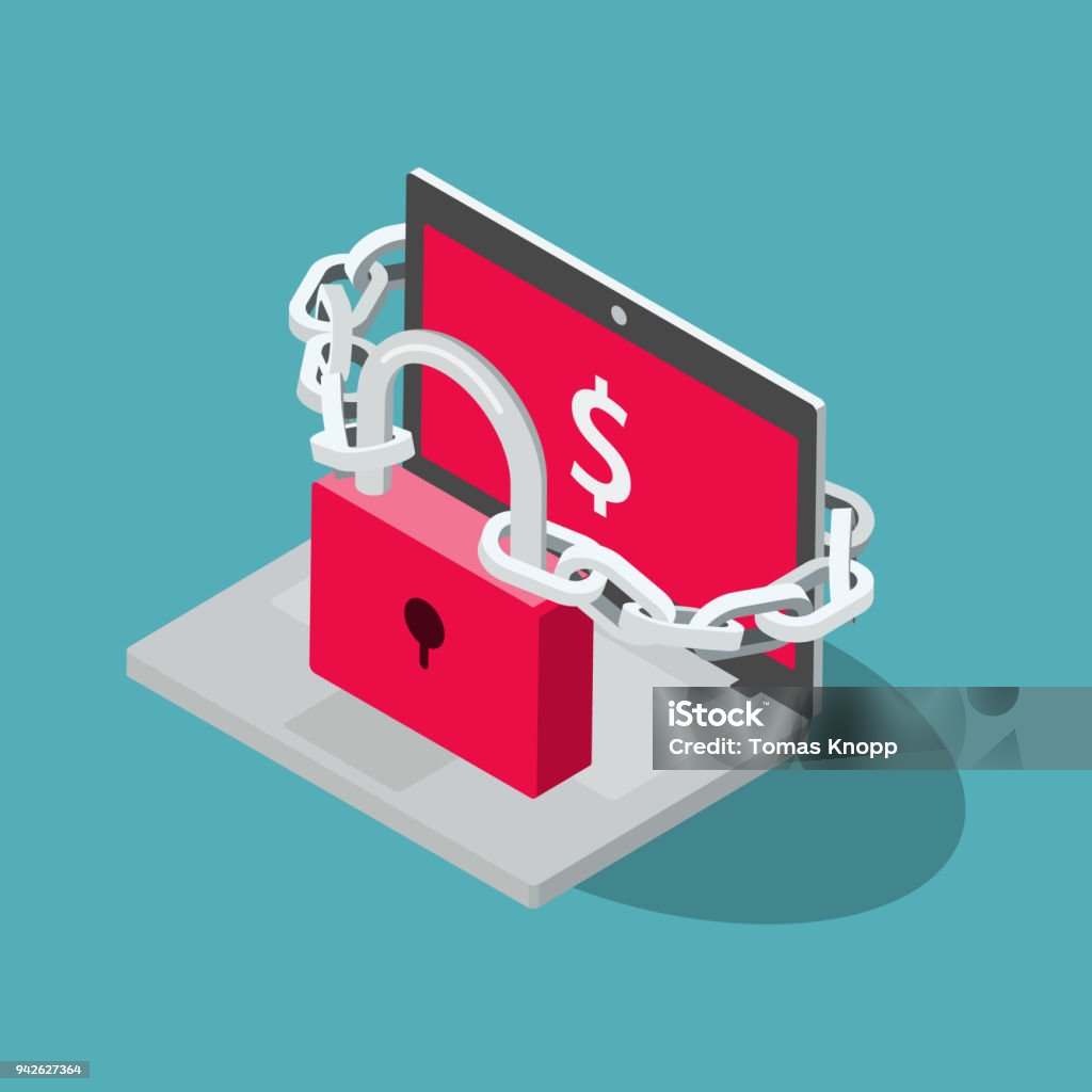 Simbolo Ransomware Ilustración de Vector Símbolo De Ransomware y más Vectores Libres de ...