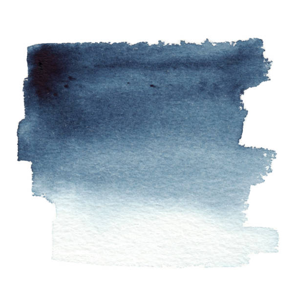 インディゴ ペンキ��のしみ - 紺色点のイラスト素材／クリップアート素材／マンガ素材／アイコン素材