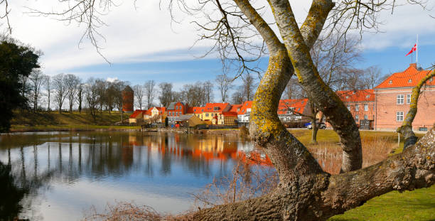 istock Old Town and Pond at Nyborg, Denmark 942634982