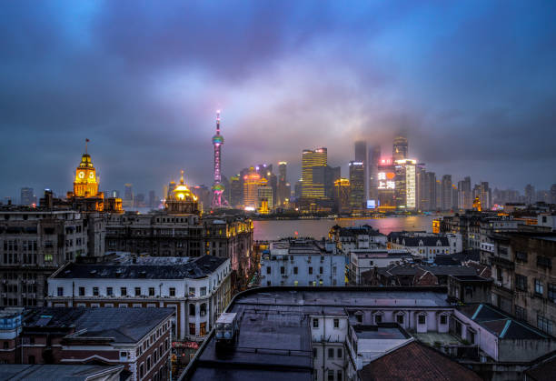 istock shanghai bund and Lujiazui skyline at night 942635892