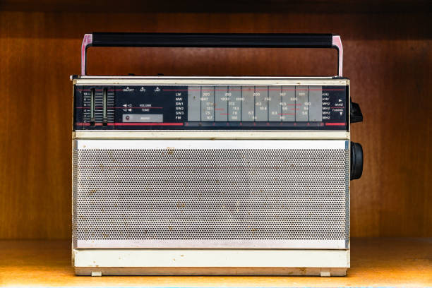 istock Old vintage dirty analog radio 942639532