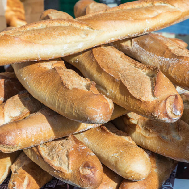 istock baguettes at the market 942642352