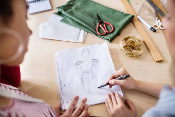 istock Young creative women in a studio, startup business. 942651116