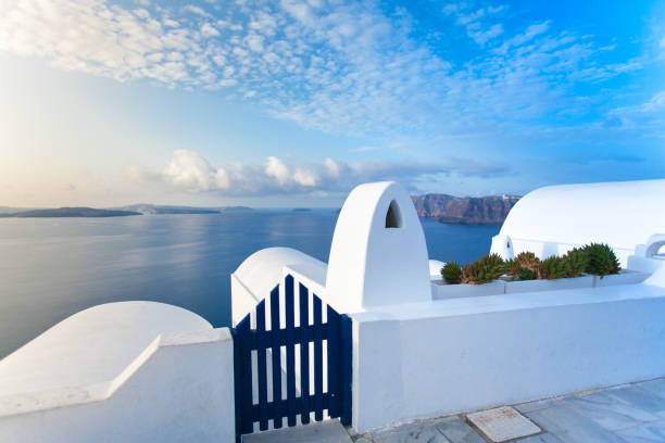istock White architecture on Santorini island, Greece. 942651694