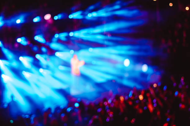 istock searchlights at a concert 942653834