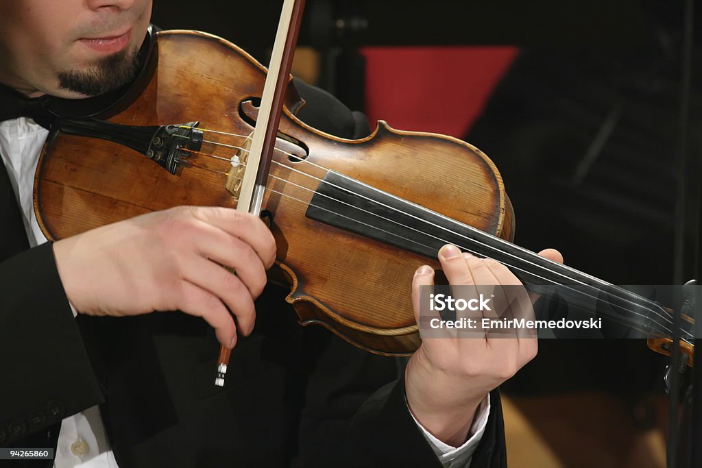 Reproductor de violín - Foto de stock de Orquesta libre de derechos