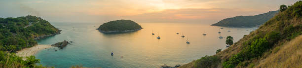 istock Sea view sunset over sea at phuket, thailand 942665162