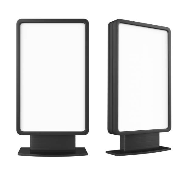 istock Blank Advertising Billboard Stand Isolated 942676690