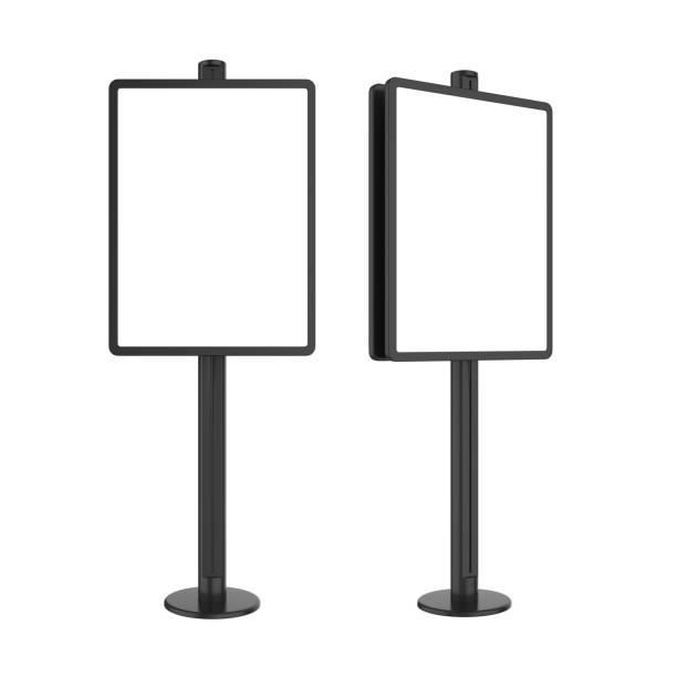 istock Blank Advertising Billboard Stand Isolated 942678228