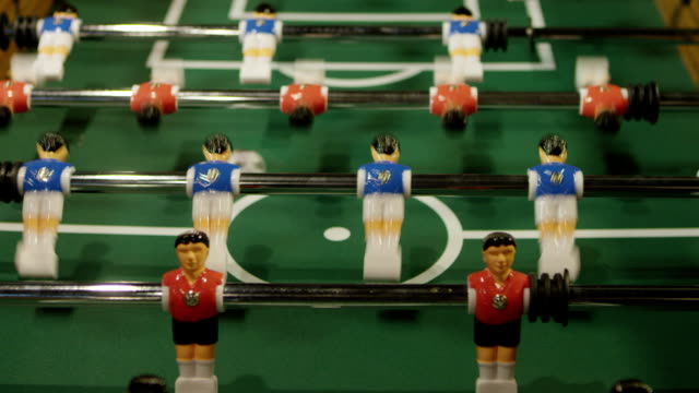 Playing Table Football. Shot on RED EPIC Cinema Camera .