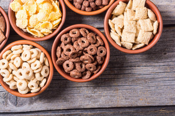 istock Cereals . Breakfast with milk and chocolate cornflakes 942681678