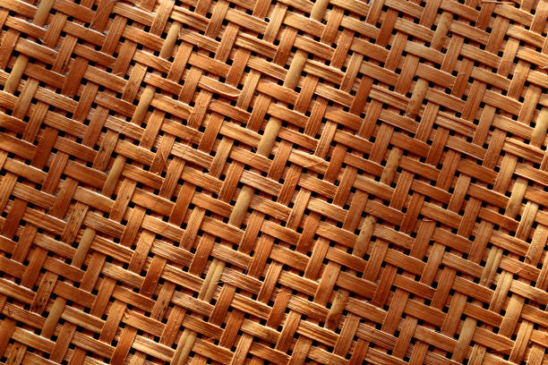 istock Texture of woven bambo 942682538