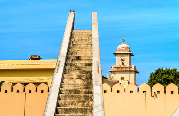 istock Architectural astronomical instruments at Jantar Mantar in Jaipur, India 942690282