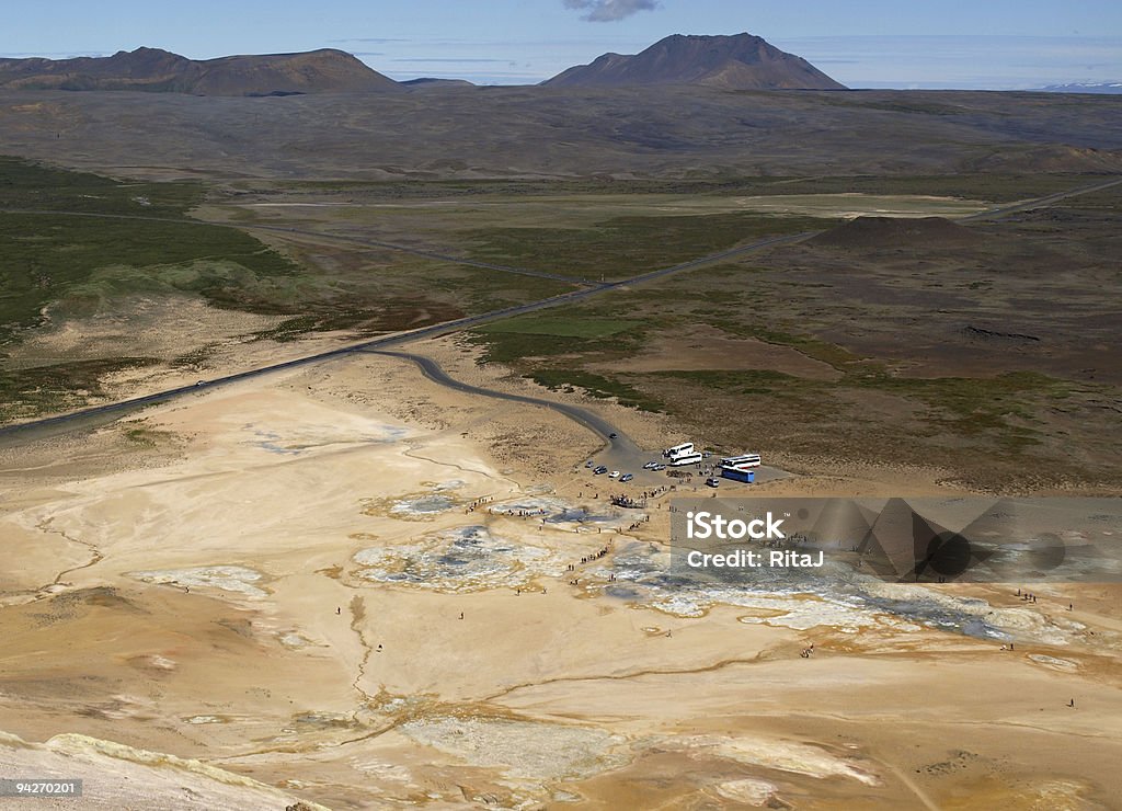 Escursioni in zona Namafjall geotermica - Foto stock royalty-free di Ambientazione esterna