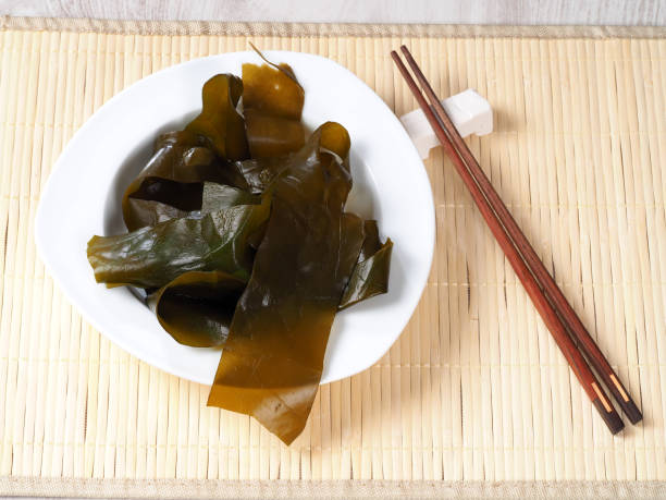 Kombu Kelp Alga Kombu Stock Photo - Download Image Now - Algae, Asia, Calcium - iStock