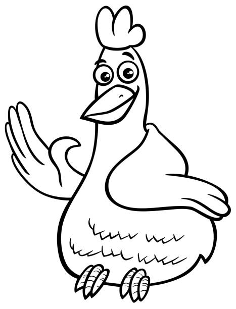 Hen Or Chicken Character Cartoon Color Book Stock Illustration - Download Image Now - Hen, Agriculture, Animal - iStock Hen Or Chicken Character Cartoon Color Book Stock Illustration - Download Image Now - Hen, Agriculture, Animal - iStock