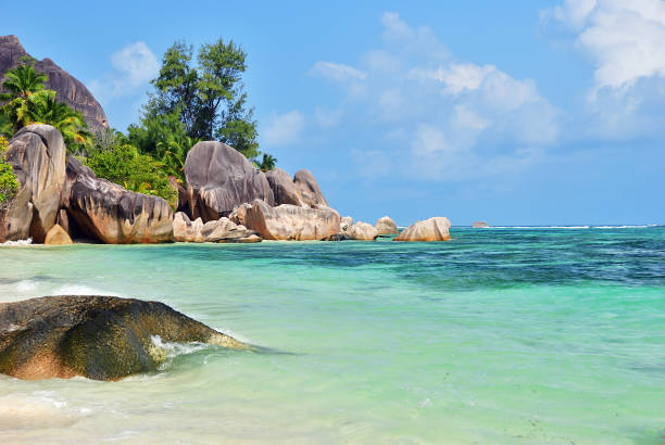 istock Tropical beach on Seychelles islands 942717184