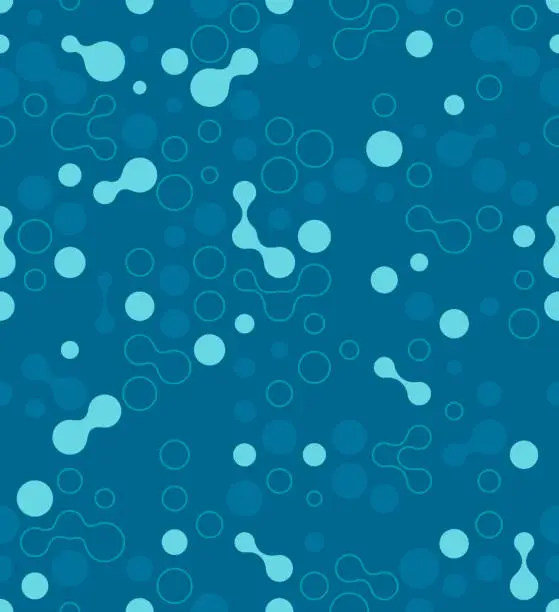 Vector illustration of Abstract Dots Seamless Background