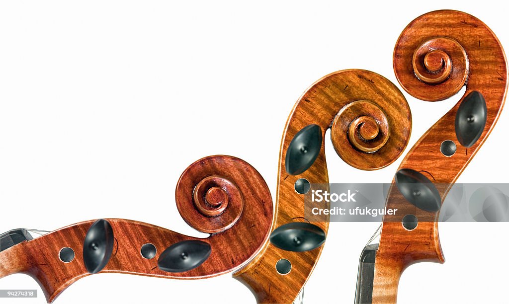 scrolls  Cello Stock Photo