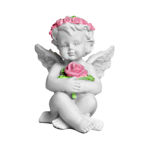 istock Guardian angel isolated on white 942744432