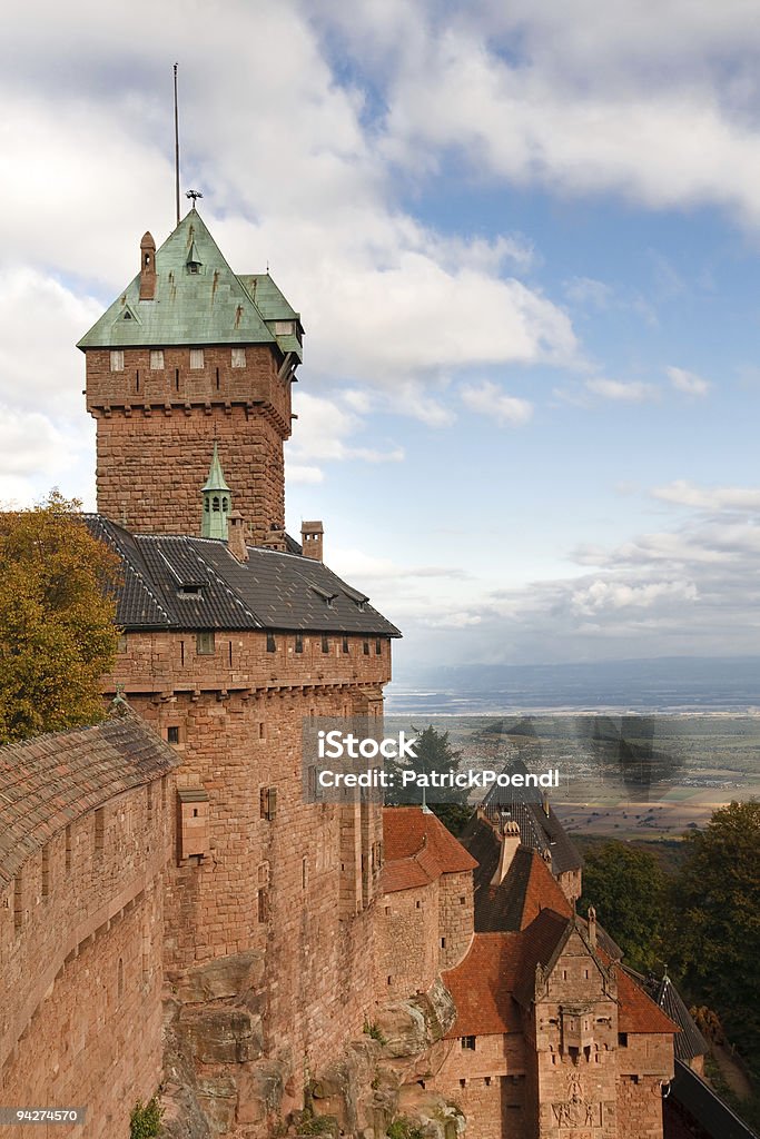 Castle of Haut-Koenigsbourg, Alsace, France  Castle Stock Photo