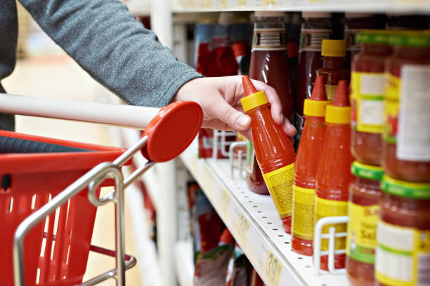 istock Hot chili sauce grocery store 942747458